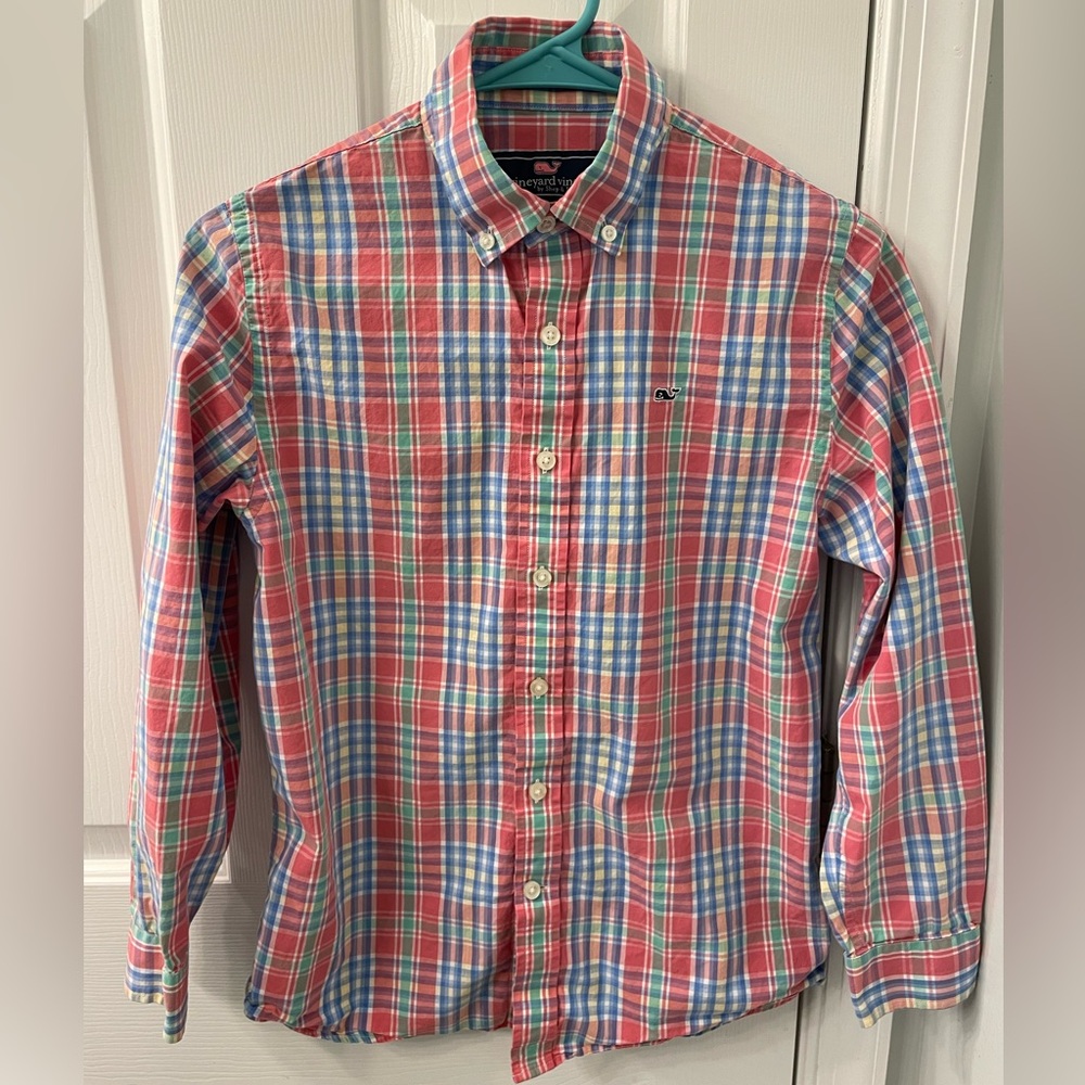 Vineyard Vines button up dress shirt size 12 to 14
